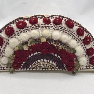 NWT Shiraleah Samba Fringe Zip Pouch